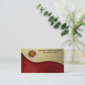 スペインのな料理 名刺 (スタンド正面)