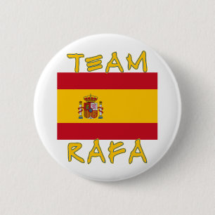 スペインのな旗が付いているチームRafa 缶バッジ