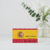 スペインのな旗の名刺 名刺 (スタンド正面)