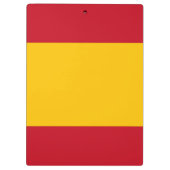 スペインのな旗 クリップボード (裏面)