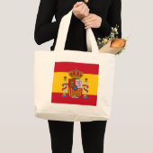 スペインのな旗 ラージトートバッグ (正面(商品))
