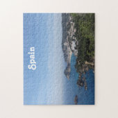 スペインのな海岸の眺め ジグソーパズル (縦)