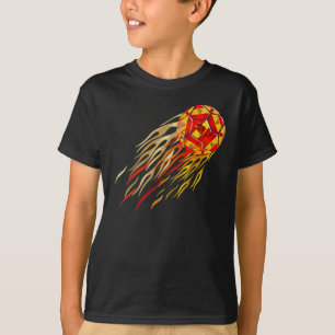 スペインのな火球のサッカーのfutbolの恋人のサッカーボール tシャツ