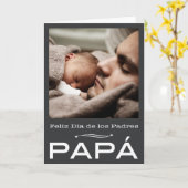 スペインのな父の日カードテンプレート カード (黄色い花)