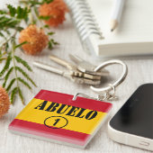 スペインのな祖父: Abuelo Numero Uno キーホルダー (正面右)