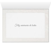 スペインのな結婚記念日aniversario de bodas (内部横(下))