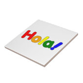スペインのな虹こんにちは: スペインのアイリスHola タイル (側面)