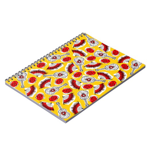 スペインのな記念品の数々のなノート ノートブック (左側)