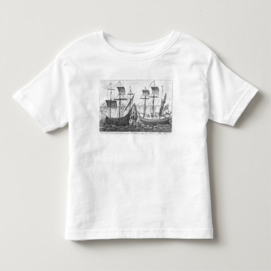 スペインのな「グアルダCosta トドラーTシャツ (正面)