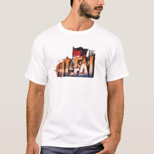 スペインのなCNT-FAIのロゴのワイシャツ Tシャツ