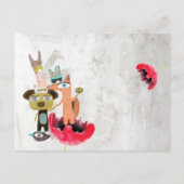 スペインのはがきを移動した 案内ポストカード (裏面)