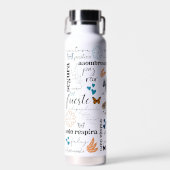 スペインのやる気を起こさせる確認用水筒 ウォーターボトル (正面)