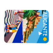 スペインのアリカンテ旅行 マグネット (横)