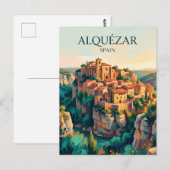 スペインのアルケサル ポストカード (正面/裏面)