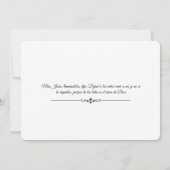 スペインのアンティーク ベビー カトリック フラワー 聖書 招待状 (裏面)