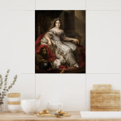 スペインのイザベルII - Queen ポスター (キッチン)