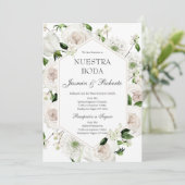 スペインのエレガント結婚の 招待状 (スタンド正面)