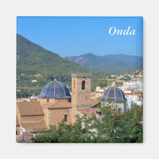 スペインのオンダ市 マグネット (正面)