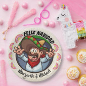 スペインのキャラクター フェリス・ナビダード ペーパープレート (パーティー)