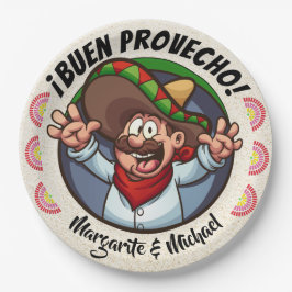 スペインのキャラクター Buen Provecho パーティーグッズ プレート