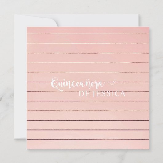 スペインのキンセアニェラ、赤面、ほこりっぽいブルーフローラ 招待状 (裏面)