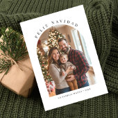 スペインのクリスマスのアーチ写真フェリーズ・ナヴィダレッド シーズンカード