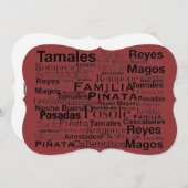 スペインのクリスマスカード シーズンカード (正面/裏面)