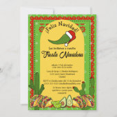スペインのクリスマスフィエスタナビデニャジャおもしろいラペーニョ 招待状 (正面)