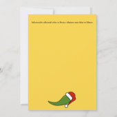 スペインのクリスマスフィエスタナビデニャジャおもしろいラペーニョ 招待状 (裏面)