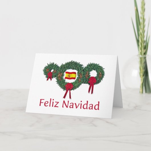 スペインのクリスマス2 シーズンカード (正面)