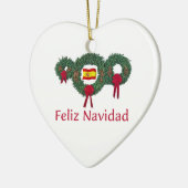 スペインのクリスマス2 セラミックオーナメント (左)