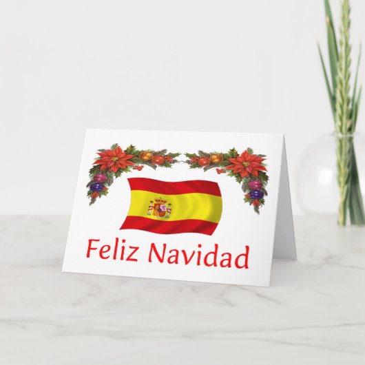 スペインのクリスマス シーズンカード (正面)
