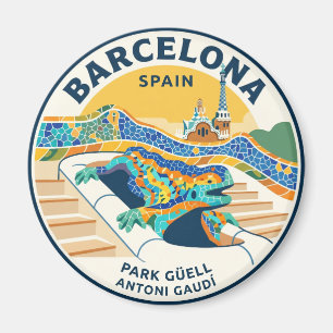 スペインのグエル公園 マグネット
