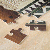 スペインのグラナダにあるアルハンブラ宮殿の入り口2 ジグソーパズル (側面)