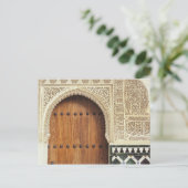 スペインのグラナダにあるアルハンブラ宮殿の入り口2 ポストカード (スタンド正面)