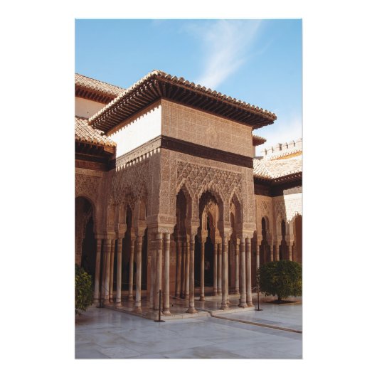 スペインのグラナダのアルハンブラ。 フォトプリント            (正面)