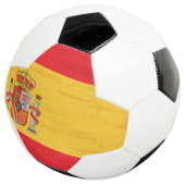 スペインのグランジ旗 サッカーボール (3/4)