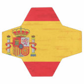 スペインのグランジ旗 サッカーボール (フラット)