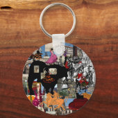 スペインのコラージュスペインのカルチャーの贈り物 キーホルダー (正面)