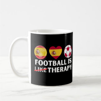 スペインのサッカーはセラピー コーヒーマグカップ