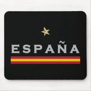 スペインのサッカーシャツサッカーファンスペインの国旗 マウスパッド