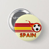 スペインのサッカーボタン 缶バッジ (正面&裏面)