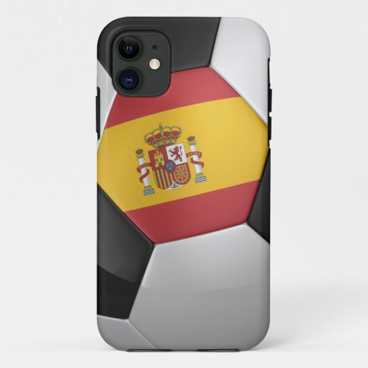 スペインのサッカーボール Case-Mate iPhoneケース (裏面)