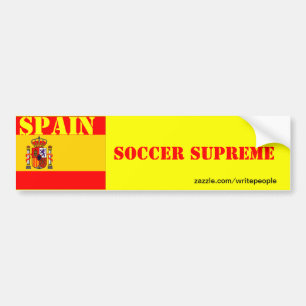 スペインのサッカー最高峰 バンパーステッカー