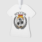 スペインのサッカー2016ファンのギア オーナメント (正面)