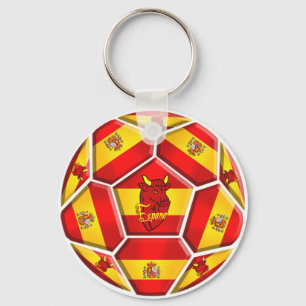 スペインのサッカー キーホルダー