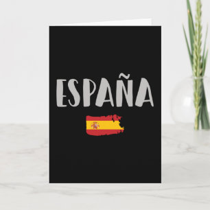 スペインのサッカー・サッカーのファンシャツ国旗 カード