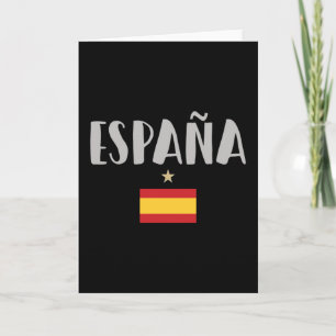 スペインのサッカー・サッカーのファンシャツ国旗 カード