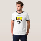 スペインのサッカー Tシャツ (正面フル)