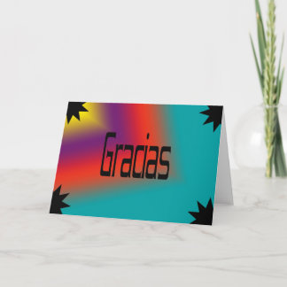 スペインのサンキューカード サンキューカード